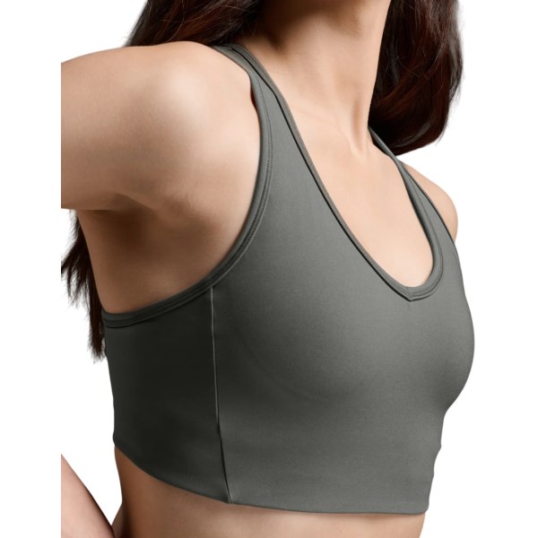 2XU Motion Racerback Womens Sports Bra - Jupiter/White