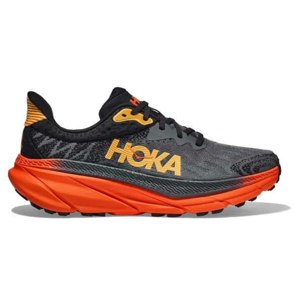 Hoka Challenger ATR 7 - Mens Trail Running Shoes - Castlerock/Flame