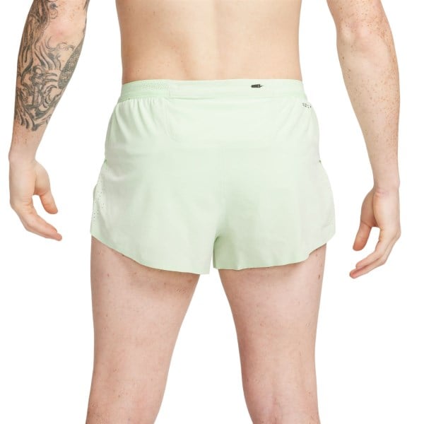 Nike Aeroswift 2 Inch Brief-Lined Mens Running Shorts - Vapor Green/Black