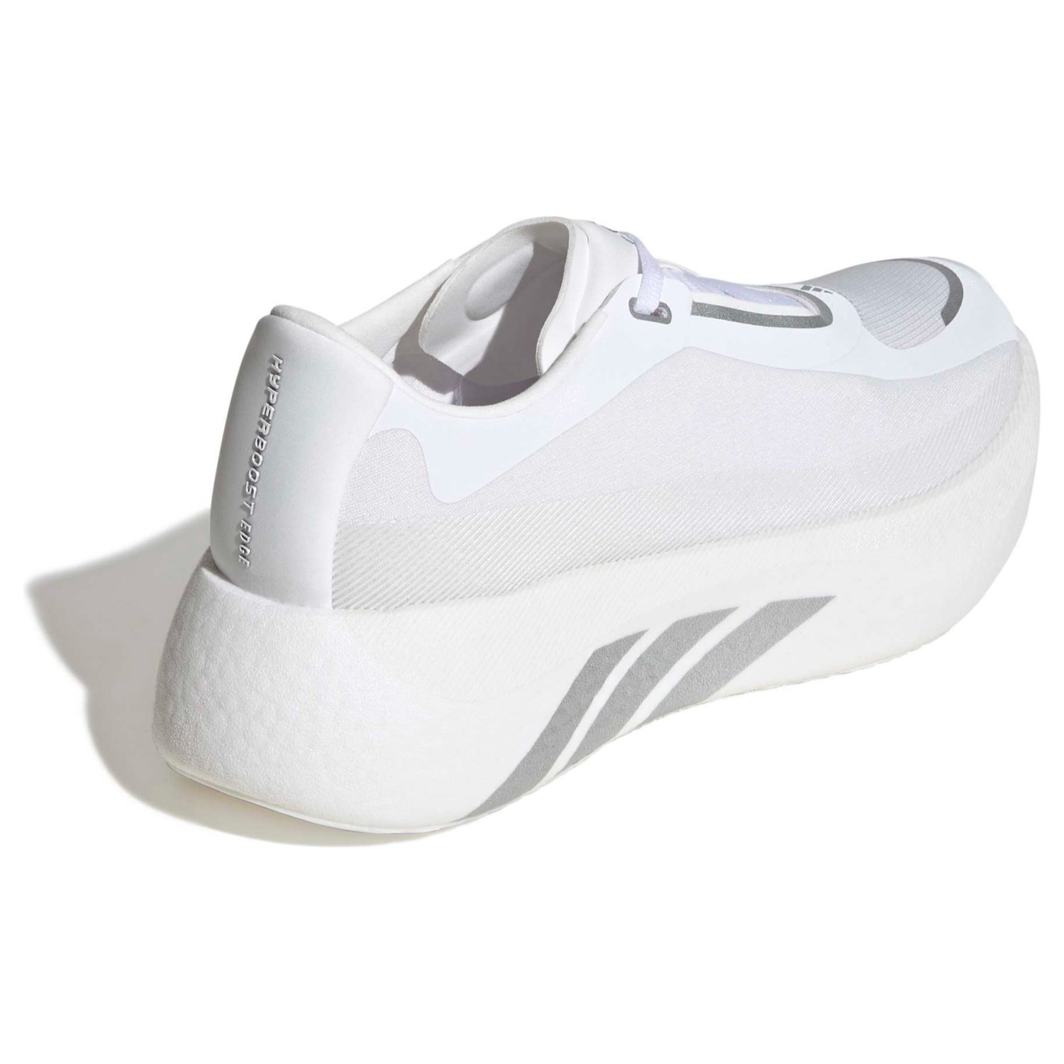 adidas Hyperboost Edge - Womens Running Shoes - Cloud White/Silver Metallic/Zero Metallic - image 5