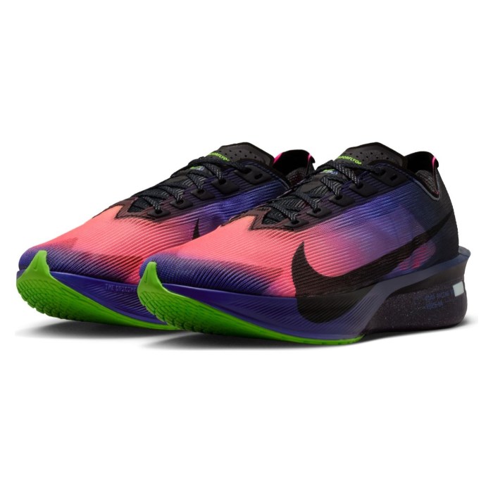Nike ZoomX Vaporfly 4 - Womens Racing Shoes - Dark Obsidian/Black/Purple Dynasty