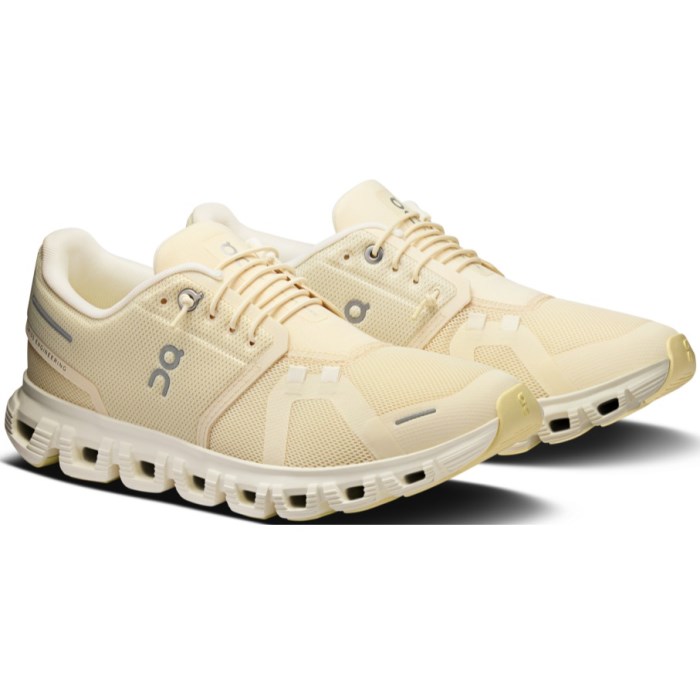 On Cloud 6 - Womens Running Shoes - Castor/Ivory