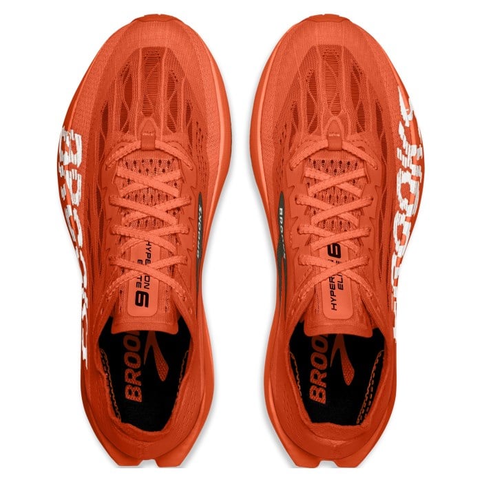 Brooks Hyperion Elite 6 - Unisex Racing Shoes - Tigerlily/Red/White - image 4