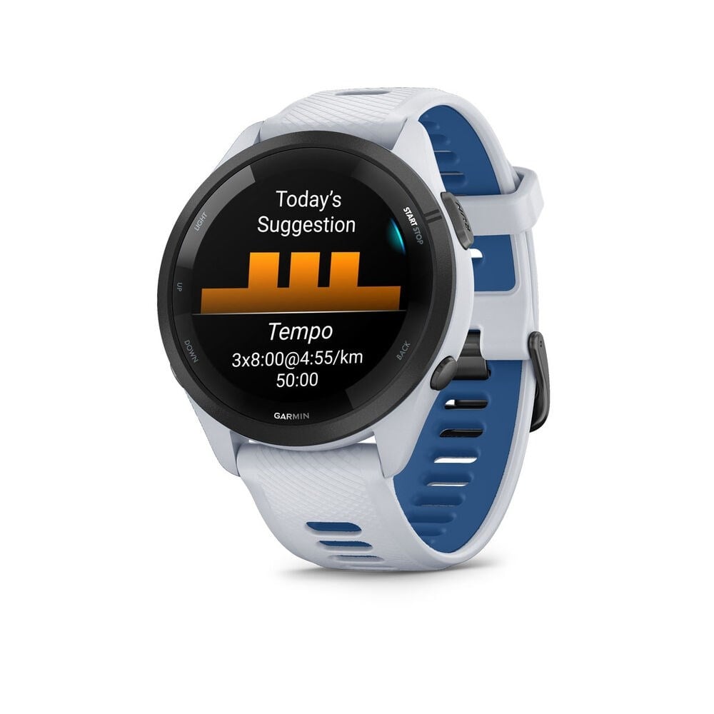 Garmin Forerunner 265 - GPS Running Smart Watch - Whitestone