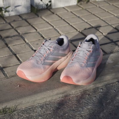 adidas Supernova Rise 3 - Womens Running Shoes - Clear Orange/Silver Metallic/Glory Grey