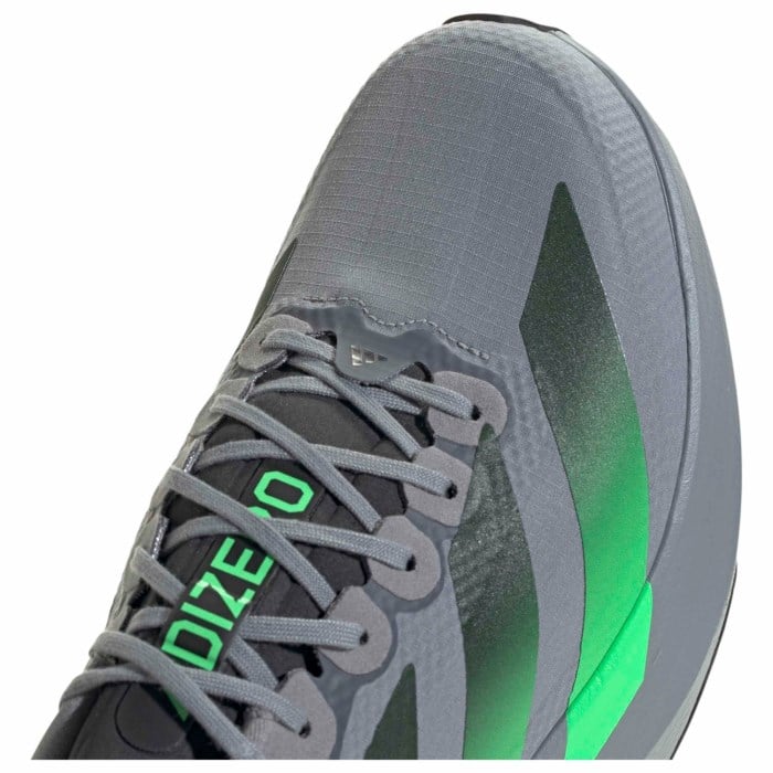 adidas Adizero Evo SL Woven - Mens Running Shoes - Grey/Screaming Green/Carbon