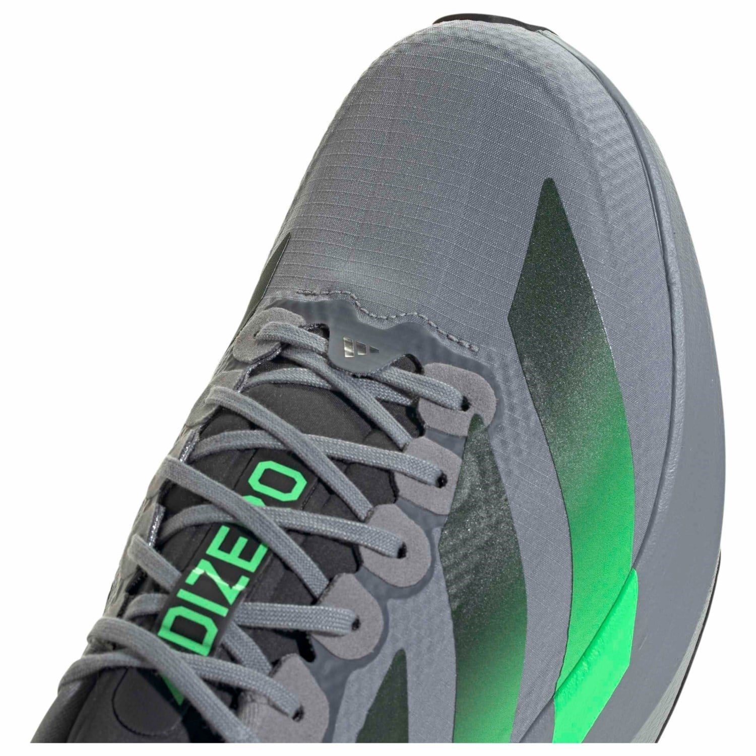 adidas Adizero Evo SL Woven - Mens Running Shoes - Grey/Screaming Green/Carbon