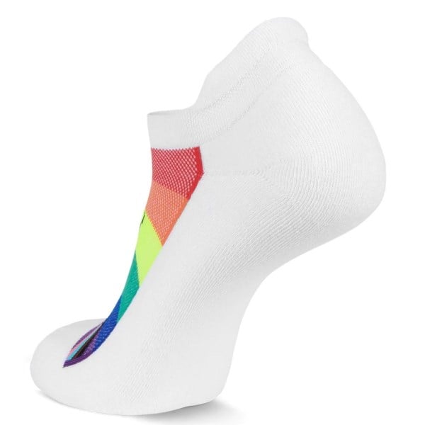 Balega Pride Hidden Comfort No Show Tab Running Socks - Rainbow