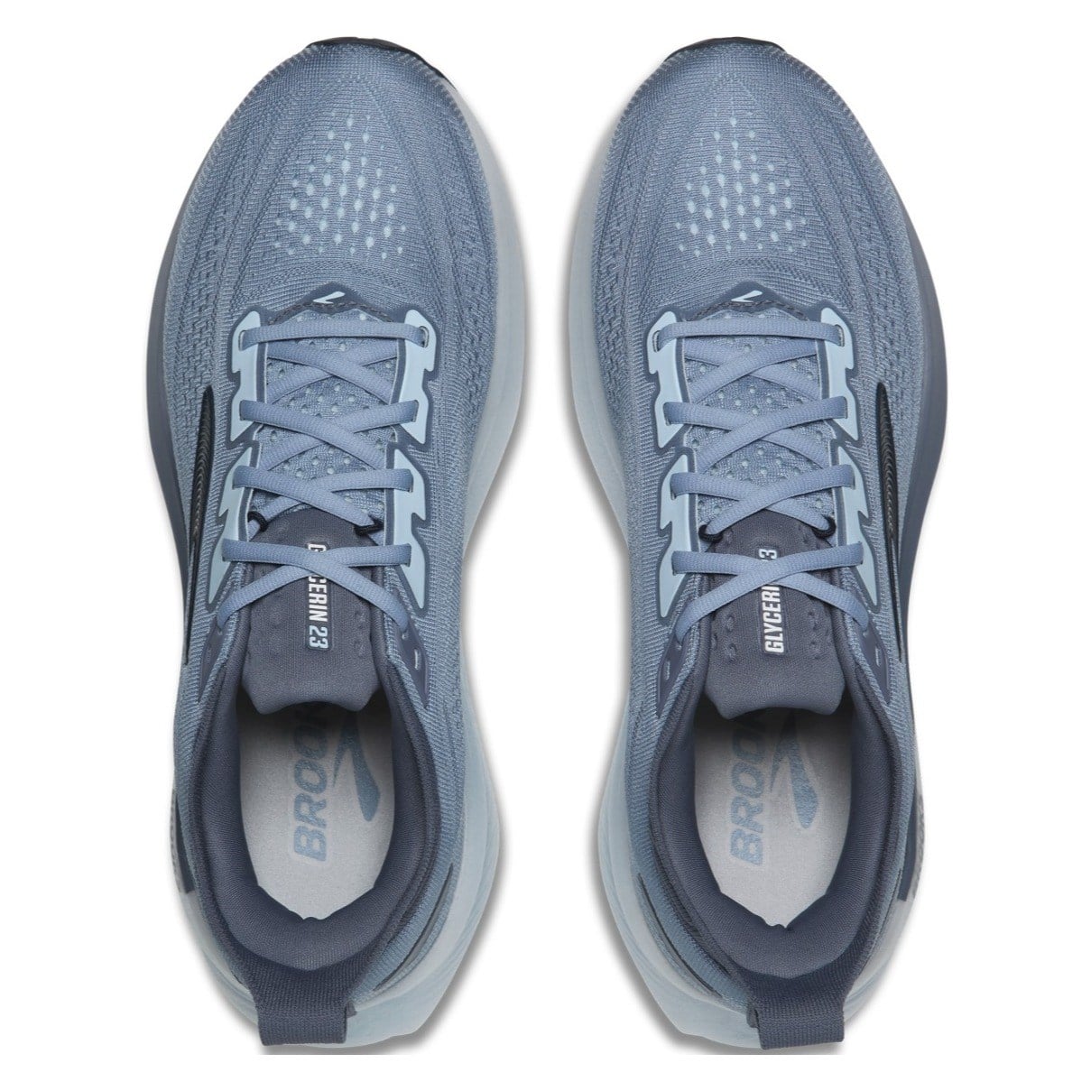 Brooks Glycerin 23 - Mens Running Shoes - Rain Washed/Breeze/Baltic - image 3