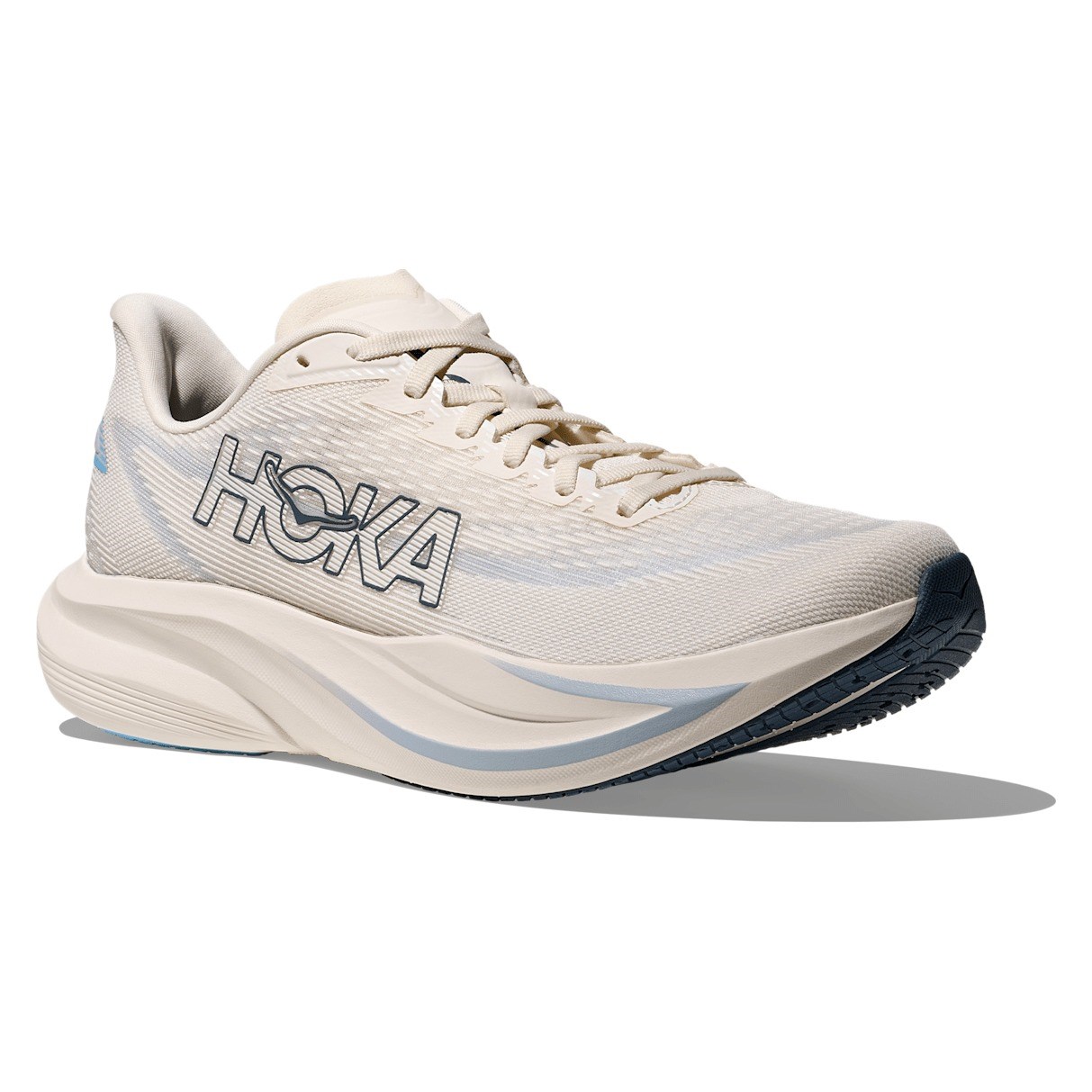 Hoka Mach 7 - Mens Running Shoes - Alabaster/Soaring Blue - image 6