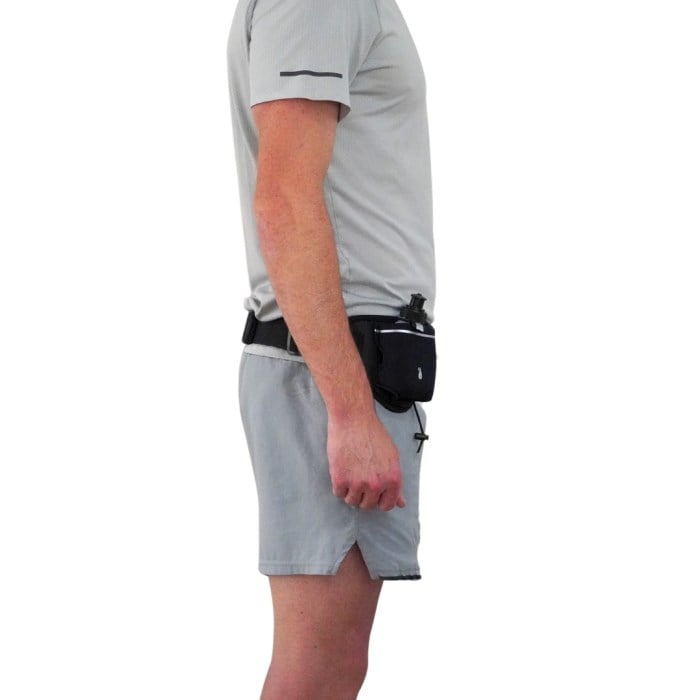 Nerd Belt With 2 x 200ml Hydration Bottles - Black