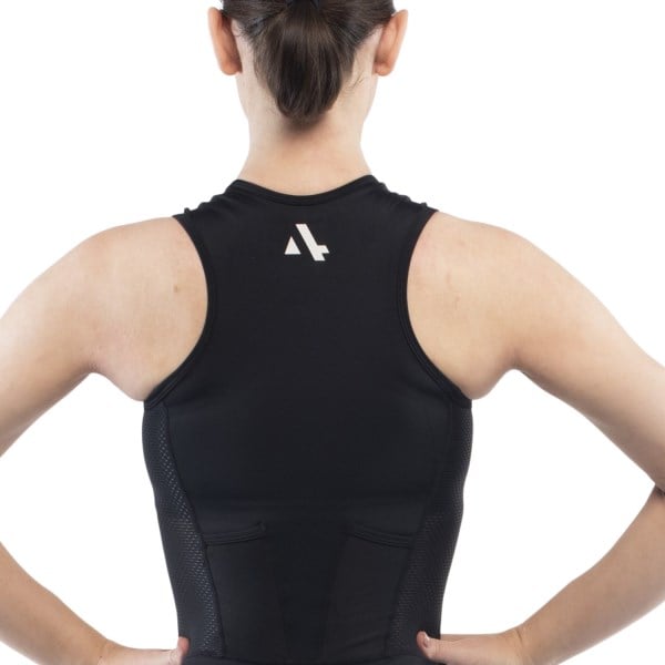 Sub4 Womens Triathlon Singlet - Black