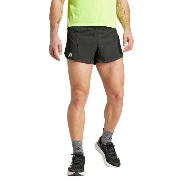 adidas Adizero Essentials Mens Split Running Shorts - Black