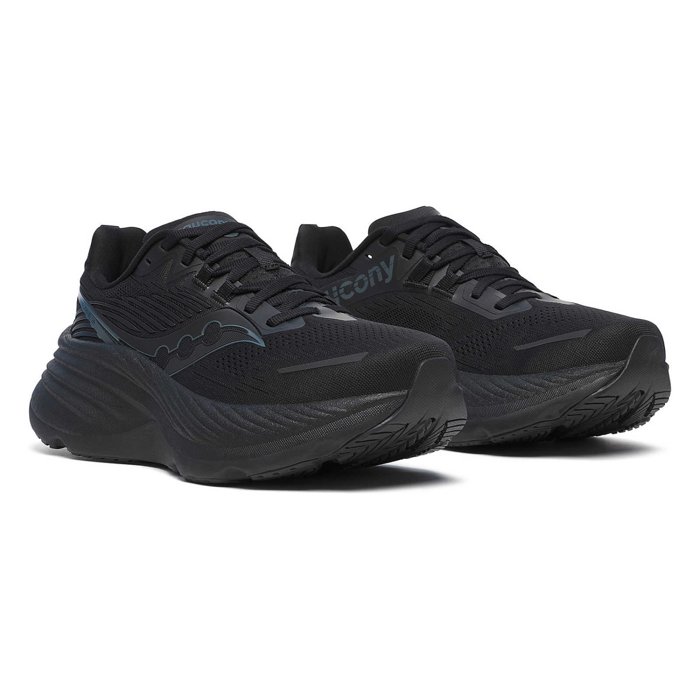 Saucony Hurricane 24 - Womens Running Shoes - Black/Black