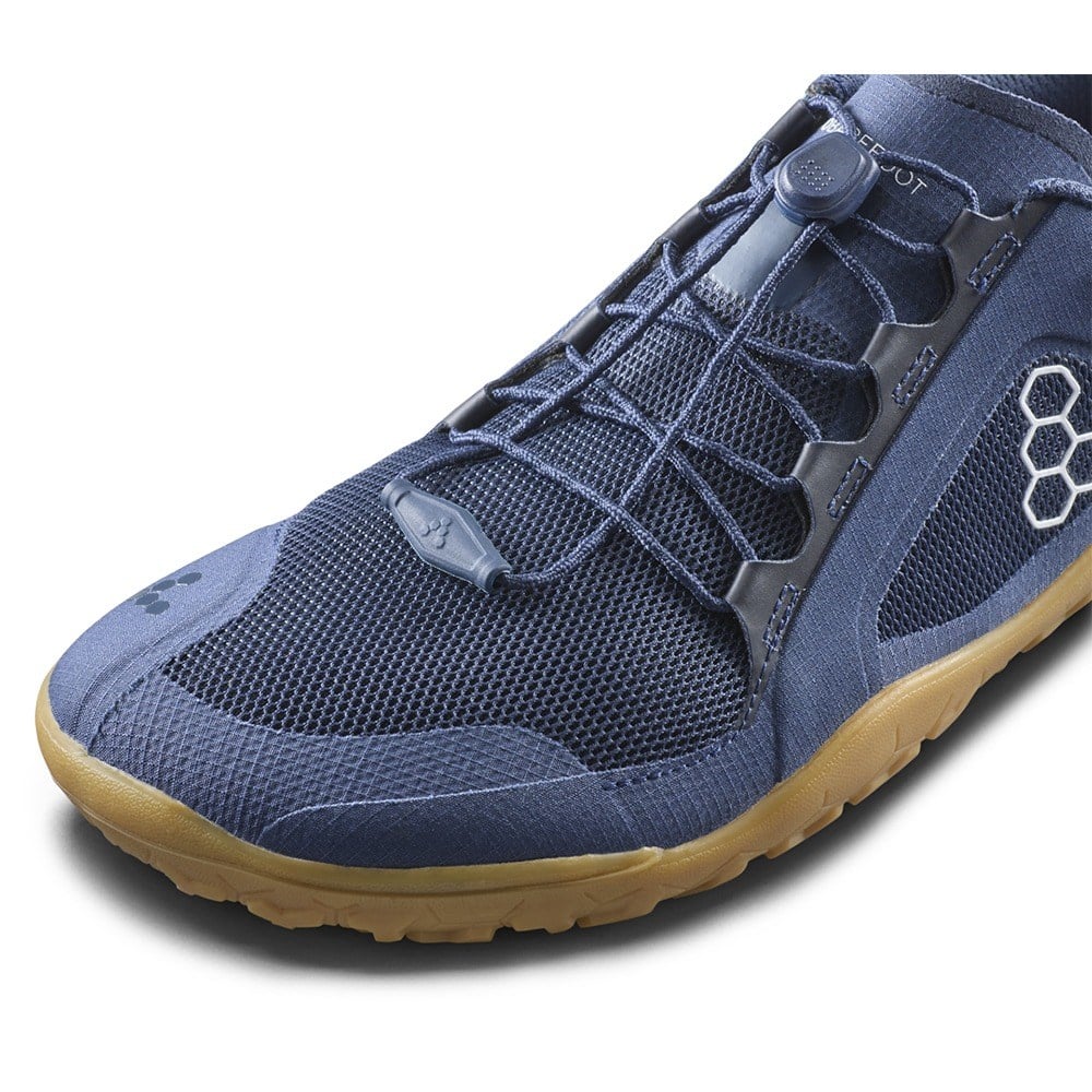 Vivobarefoot Primus Trail 3.5 FG - Mens Trail Running Shoes - Insignia Blue/Gum