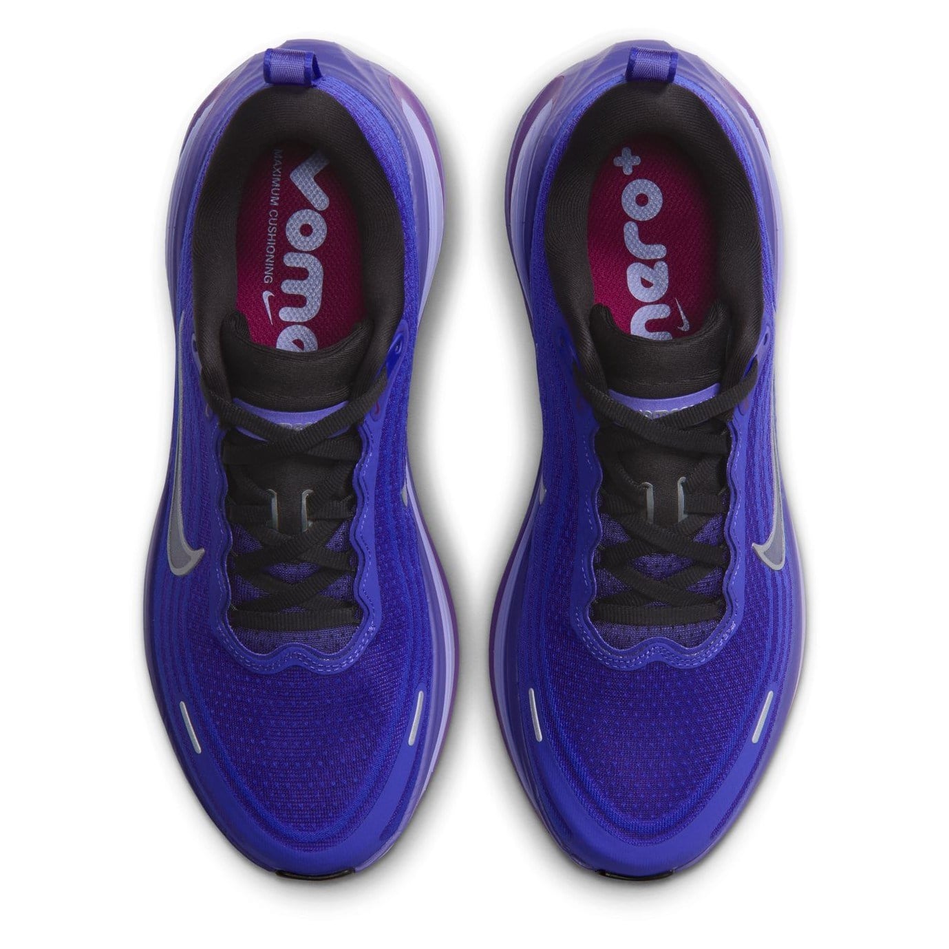 Nike Vomero Plus - Womens Running Shoes - Black/Metallic Silver/Persian Violet - image 5