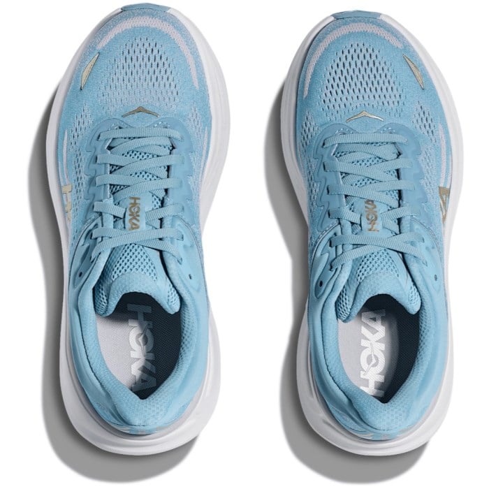 Hoka Bondi 9 - Womens Running Shoes - Raindrop/Ash Grey