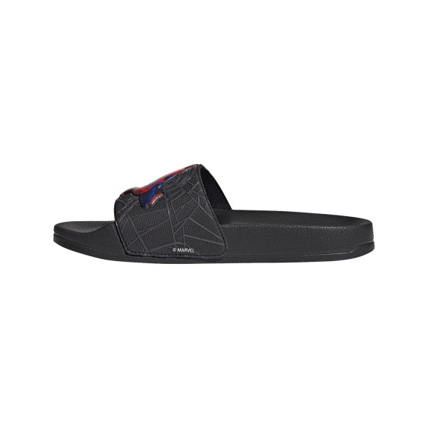 Adidas Adilette Shower Spider-Man - Kids Slides - Triple Black/Grey Six