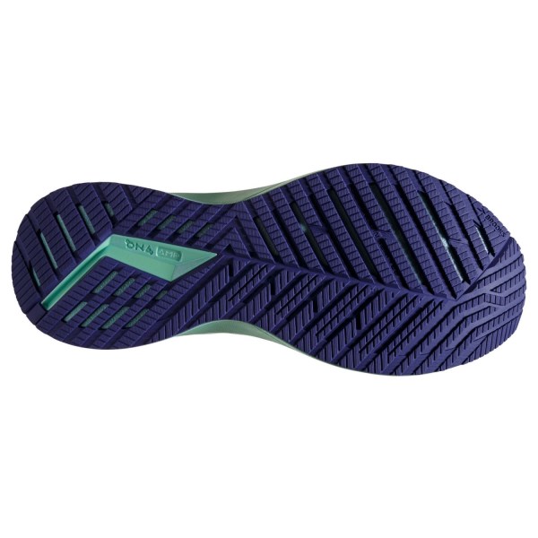 Brooks Levitate 5 - Womens Running Shoes - White/Navy Blue/Yucca