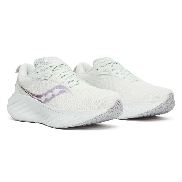 Saucony Triumph 22 - Womens Running Shoes - White/Foam