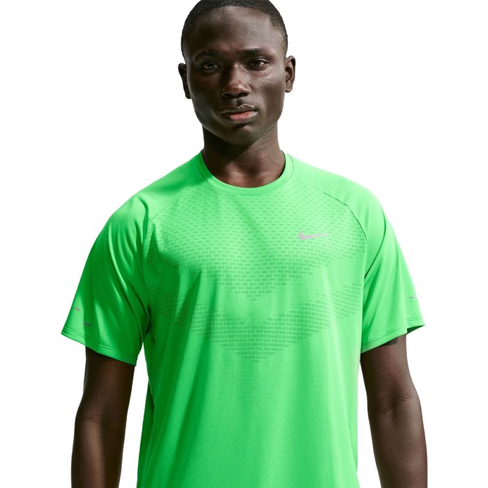 Nike Dri-FIT Stride ADV Running T-Shirt - Mens - Green Spark/Reflective Silver - image 3