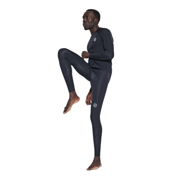 Skins Series-2 Mens Compression Long Tights - Black