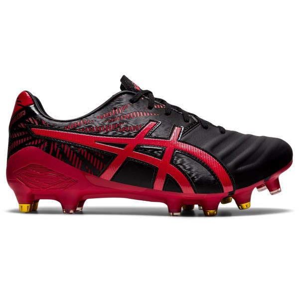 Asics Lethal Tigreor FF Hybrid - Mens Football Boots - Black/Classic Red