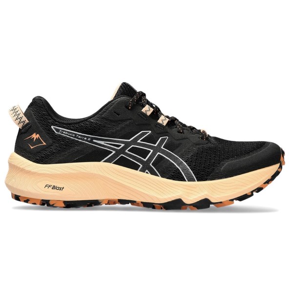 Asics Trabuco Terra 2 - Womens Trail Running Shoes - Black/Pure Silver