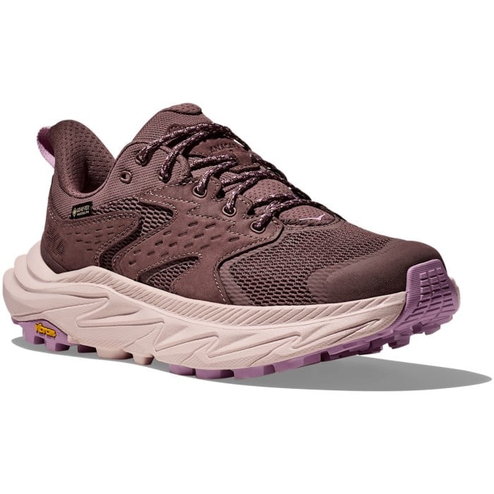 Hoka Anacapa 2 Low GTX - Womens Hiking Shoes - Smoky Quartz/Cosmic Pearl