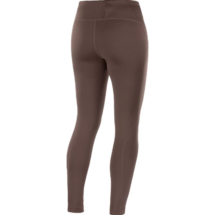 Salomon Shakeout Core 28 Inch Womens Tights - Coffee Bean