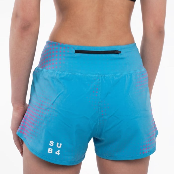 Womens Running Elite Fusion Blue Singlet & Shorts Set - Fusion Blue - image 4