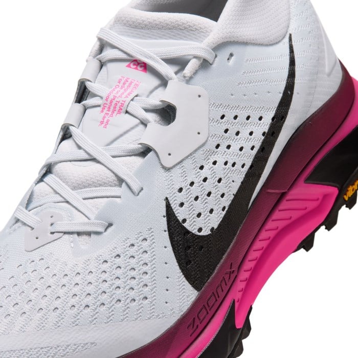Nike ACG Zegama - Mens Trail Running Shoes - Pure Platinum/Black/Hyper Pink - image 7
