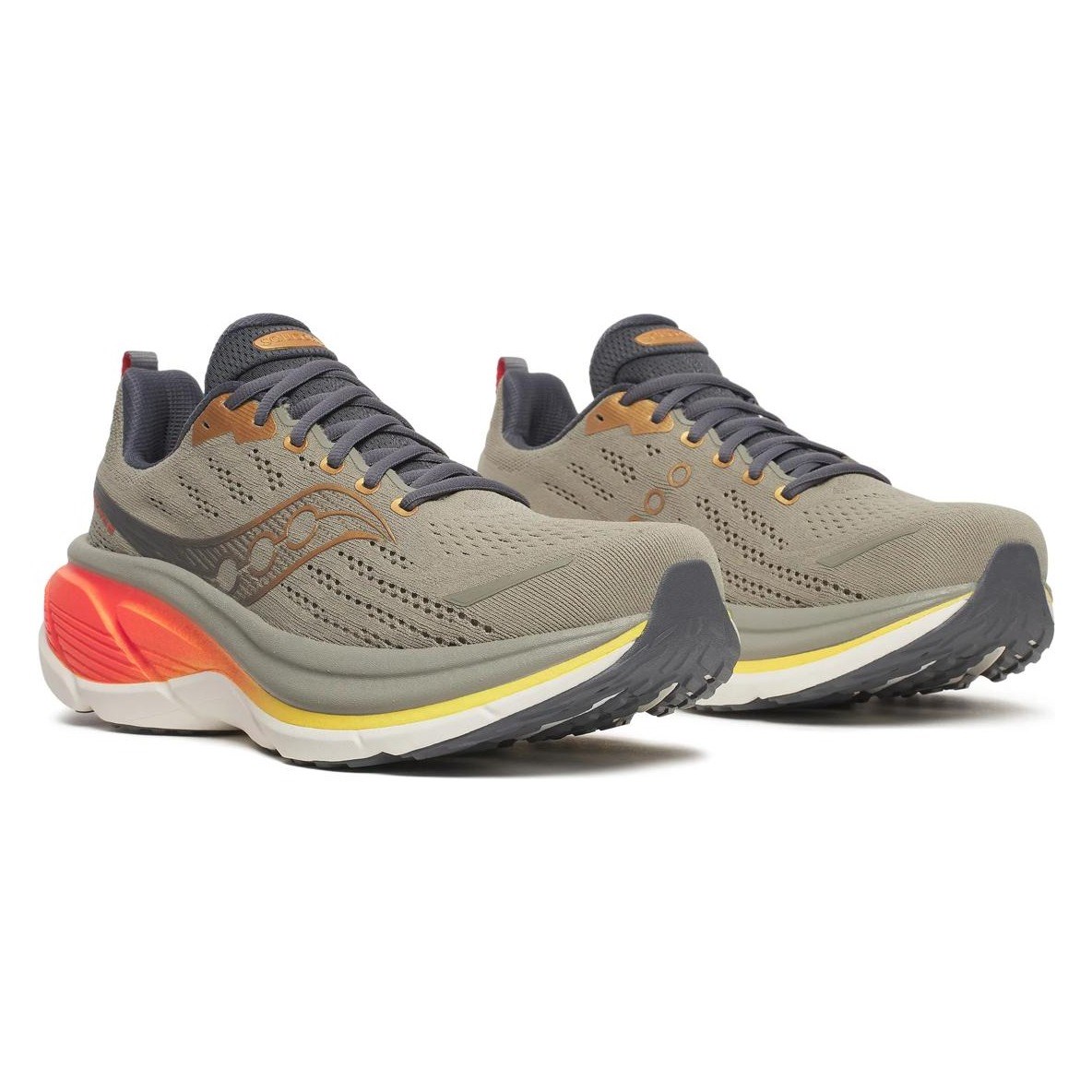 Saucony Hurricane 25 - Mens Running Shoes - Laurel/Fire - image 3