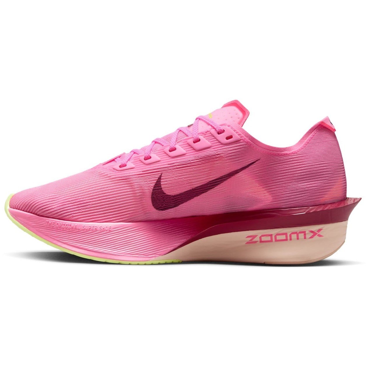 Nike ZoomX Vaporfly 4 - Womens Racing Shoes - Pink Spell/Bordeaux/Hyper Pink/Volt Ice