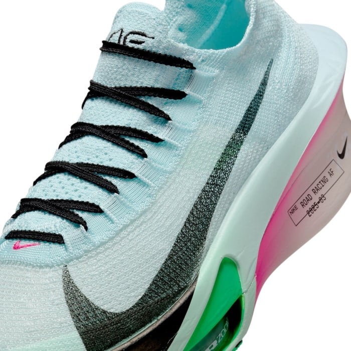 Nike Alphafly 3 - Mens Road Racing Shoes - Glacier Blue/Black/Mint Foam/Green Shock