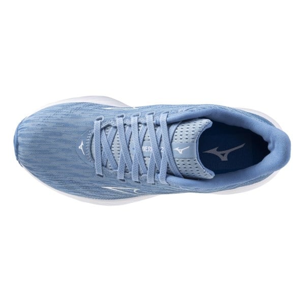 Mizuno Wave Rider 28 - Womens Running Shoes - Glacier Lake/White/Parisian Blue