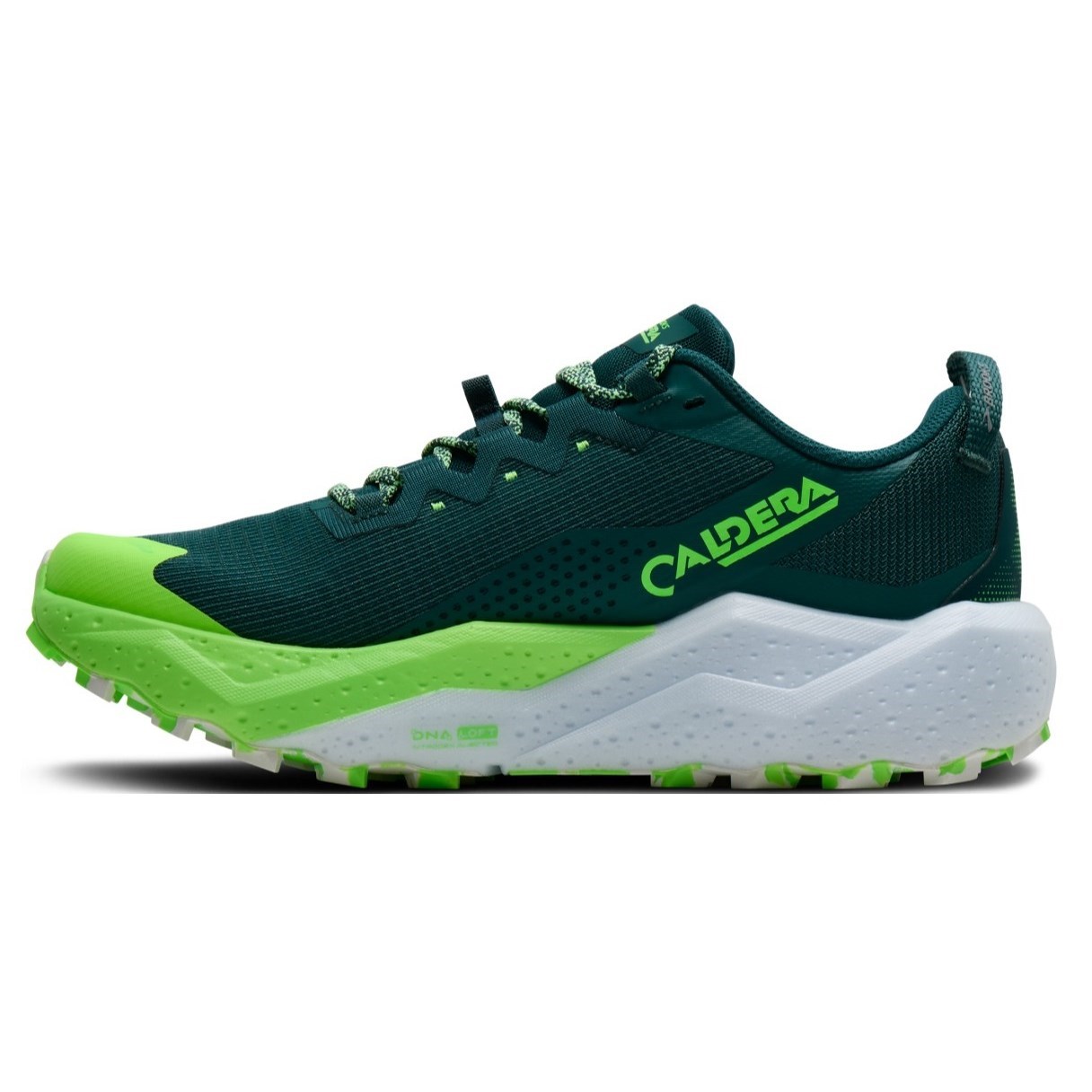 Brooks Caldera 8 - Mens Trail Running Shoes - Atantic Deep/Green/White