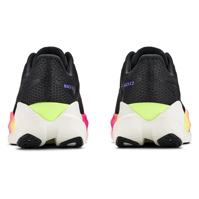Hoka Mach X 3 - Mens Running Shoes - Black/Neon Nebula - image 3