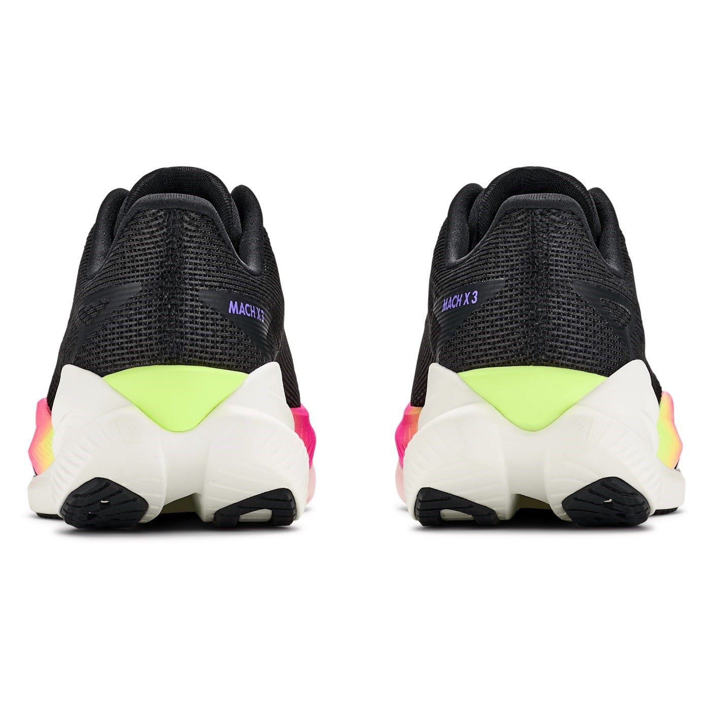 Hoka Mach X 3 - Mens Running Shoes - Black/Neon Nebula - image 3
