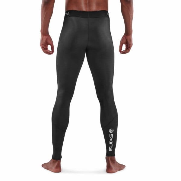 Skins Series-1 Mens Compression Long Tights - Black