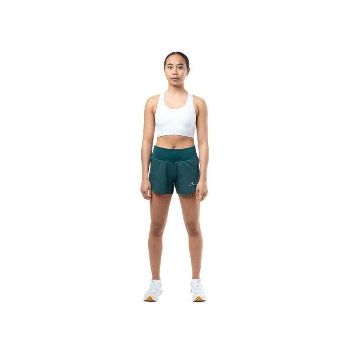 Ronhill Tech 4.5 Inch Womens Running Shorts - Evening Haze/Seafoam - image 3