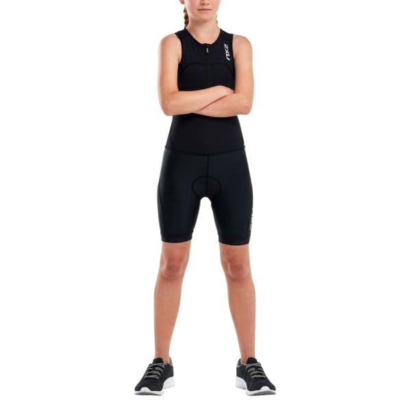 2XU Kids Unisex Active Youth Compression Trisuit - Black