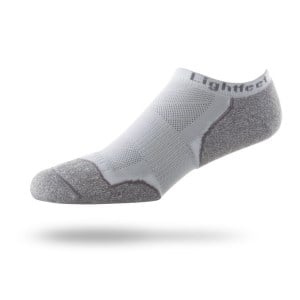 Lightfeet Evolution Mini - Unisex Running Socks - White