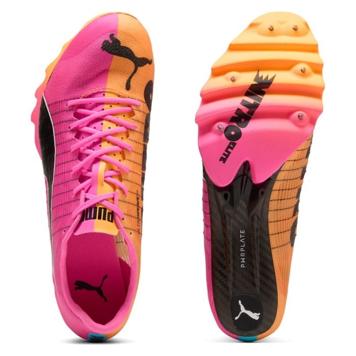 Puma Berserker Nitro Elite 2 - Unisex Sprint Spikes - Poison Pink/Sun Stream/Puma Black - image 3