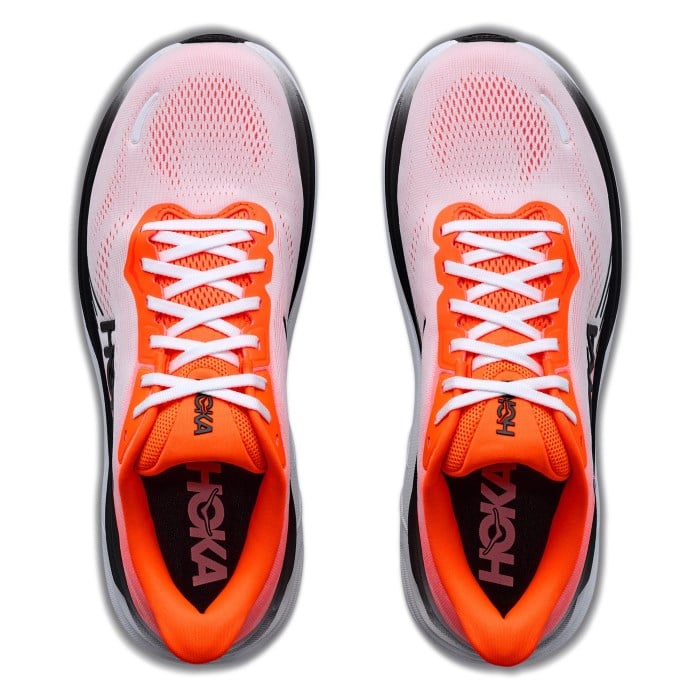 Hoka Clifton 11 - Mens Running Shoes - Neon Tangerine/Frost - image 2