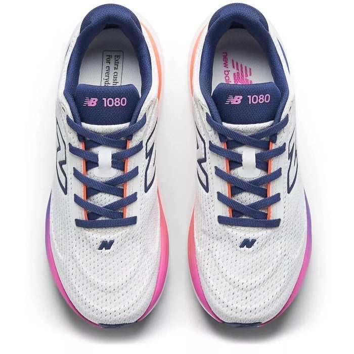 New Balance 1080v15 - Womens Running Shoes - Sea Salt/Blue Oyster