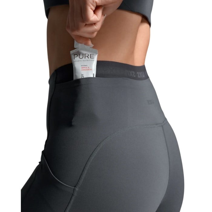 2XU Form Stash Hi-Rise Womens Compression Tights with Pockets - India Ink/India Ink1