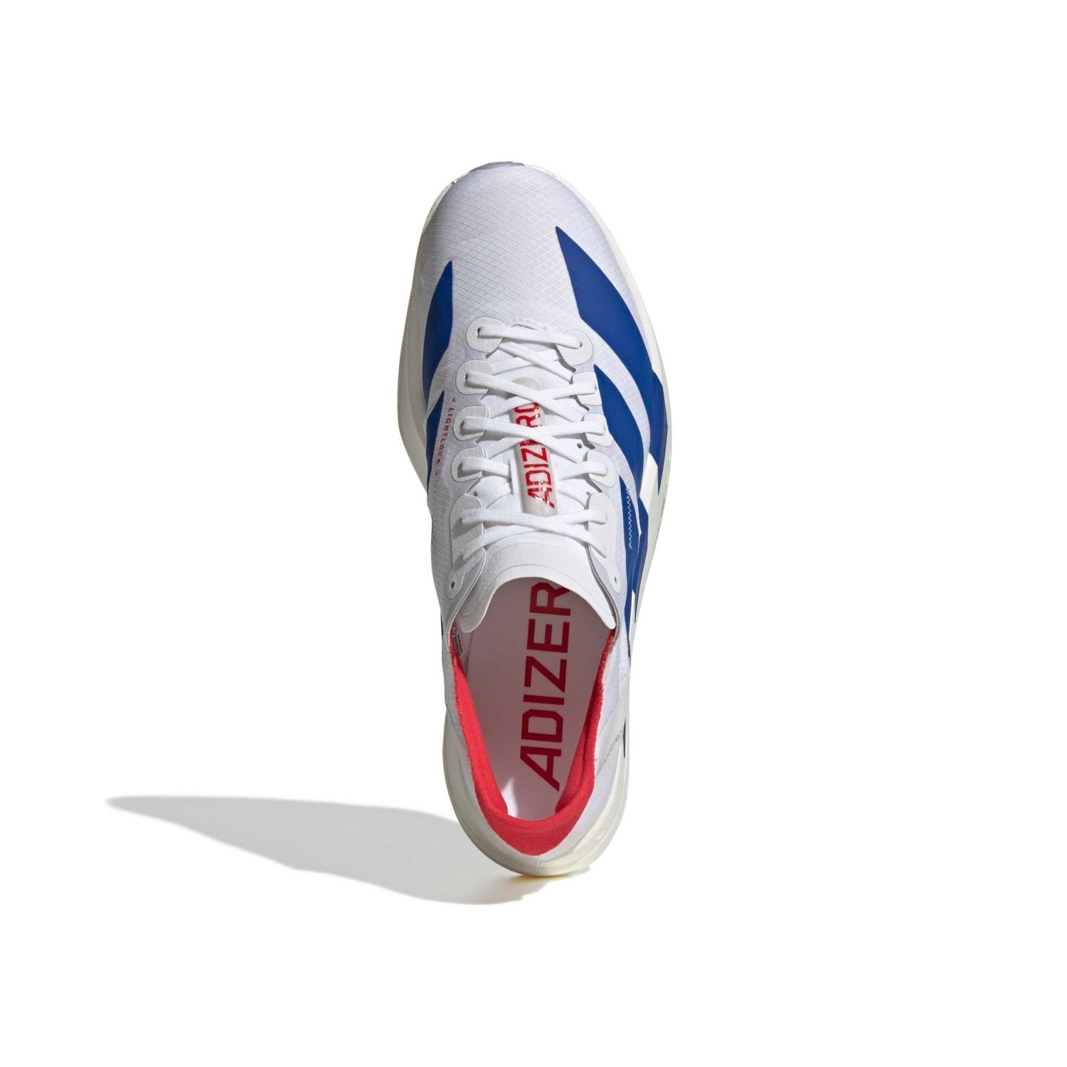 adidas Adizero Adios Pro 4 - Mens Racing Shoes - Cloud White/Team Royal Blue/Pure Ruby