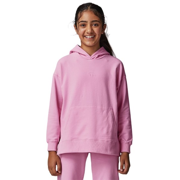 Running Bare Hair Toss Girls Pullover Hoodie - Lipgloss