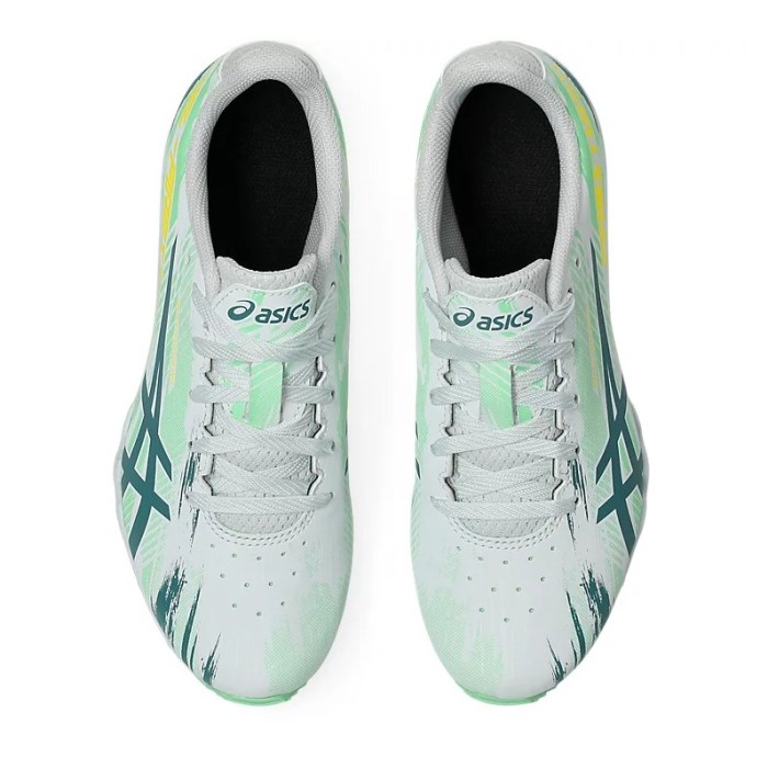 Asics Gel Firestorm 5 - Kids Racing Waffles - Arctic Blue/Misty Pine